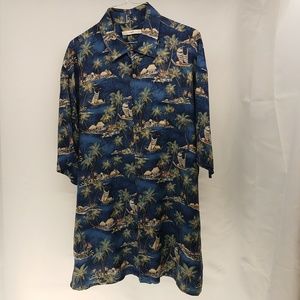 Moda Campia Moda Men's Button Down Shirt Size L